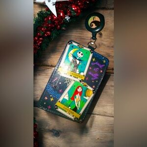 New Disney's Nightmare Before Christmas Retractable Id Badge/ Card Holder NWOT